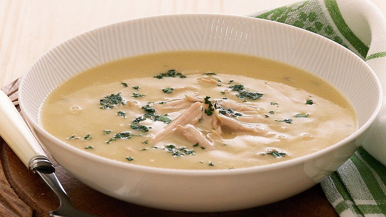 Zuppa di crema all'uovo